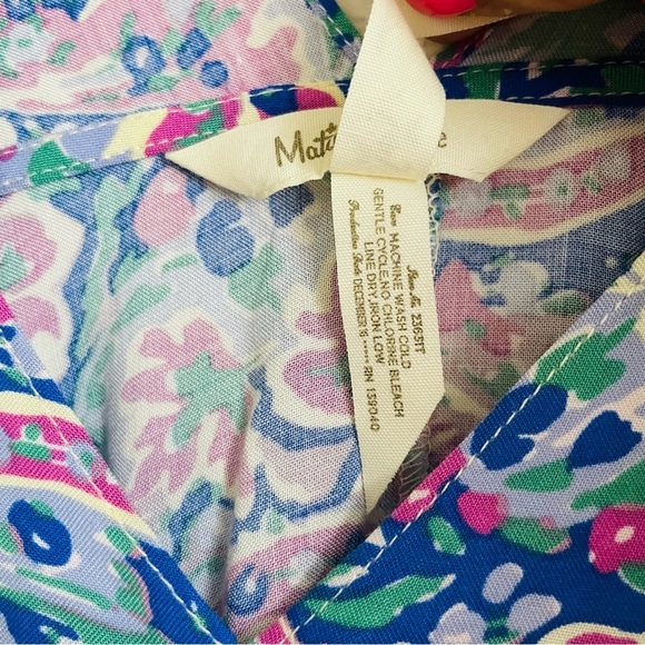 Matilda Jane woman’s paisley flowy top size S feminine colorful flared chic - Picture 3 of 9